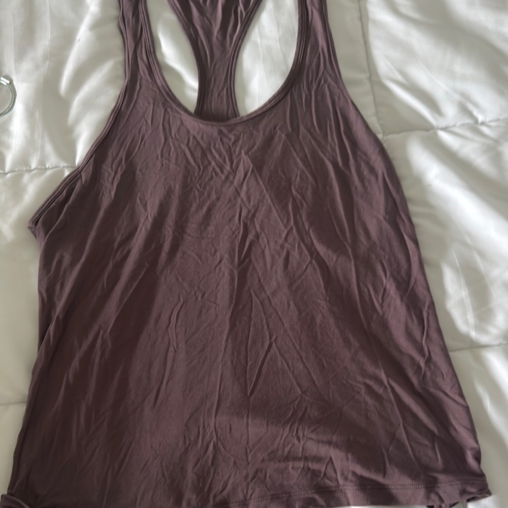 ALO Yoga Purple Sleeveless Tank Top
